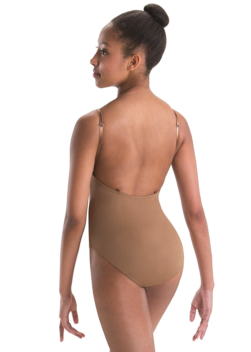 ON SALE V-Neck Camisole Leotard w/ Removable Cups