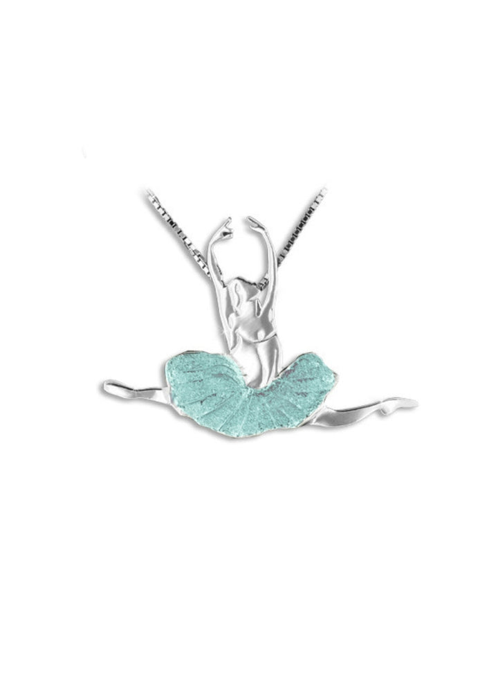 Grand Jeté Sterling Silver Necklace