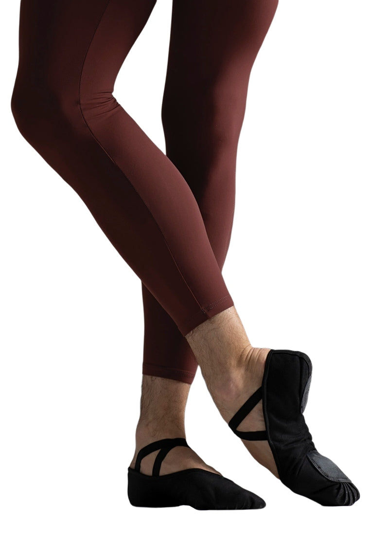 Tempo Split-Sole Canvas Ballet Shoe (Black)