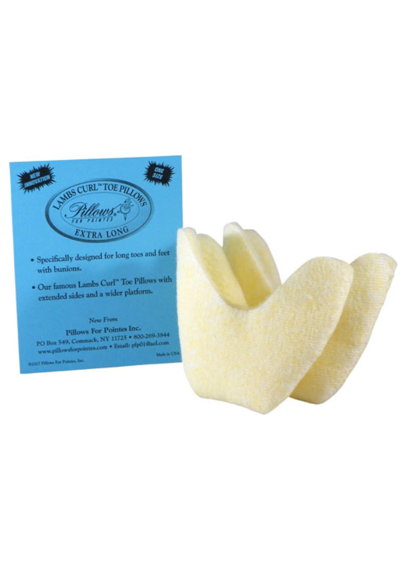 Extra Long Lambs Curl Toe Pillows™ Toe Pads