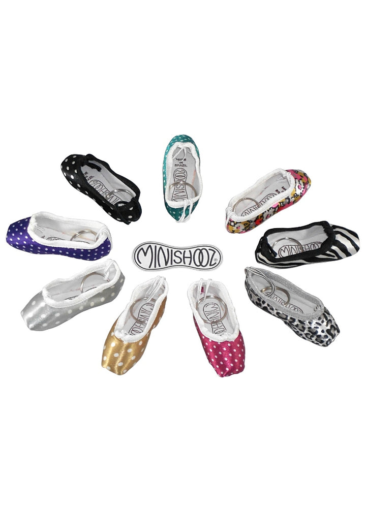 Minishooz® Pattern Pointe Keychain