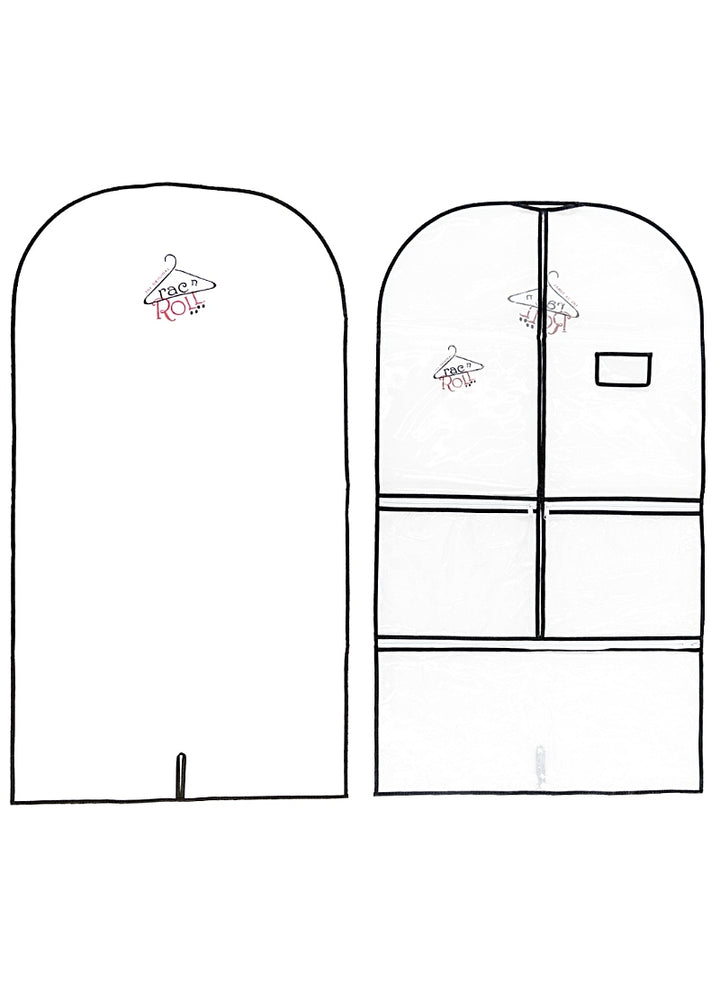 Half-Clear Long Garment Bag