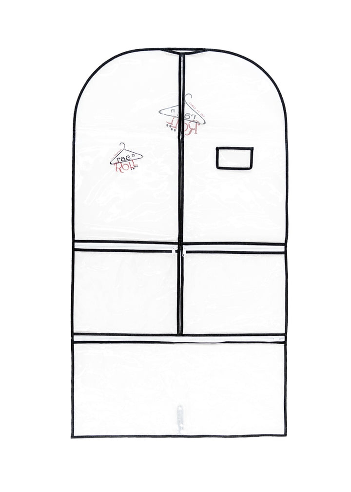 Half-Clear Long Garment Bag