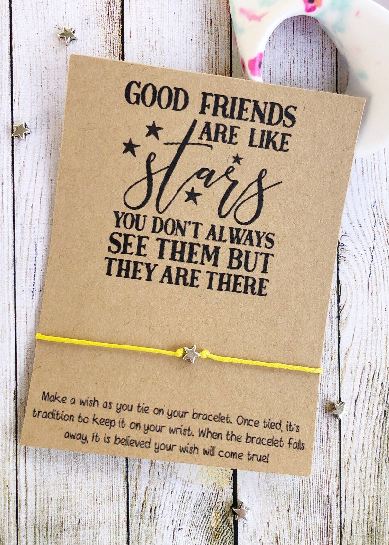 Good Friends Are Like Stars Wish Bracelet – Allegro Dance Boutique