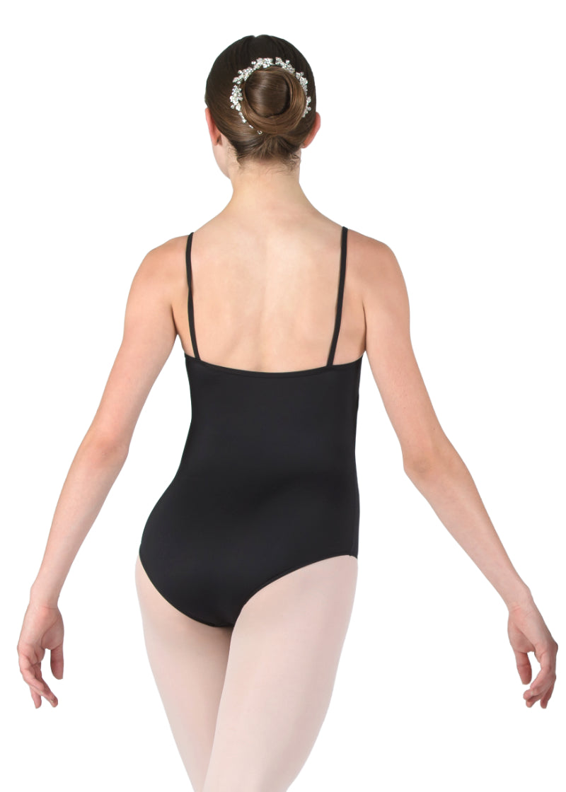 Ballet Rosa Anaya camisole leotard in black