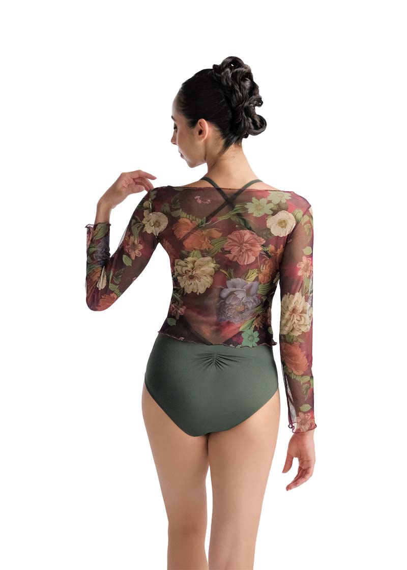 ON SALE Imogen Floral Long Sleeve Top (Jardin)