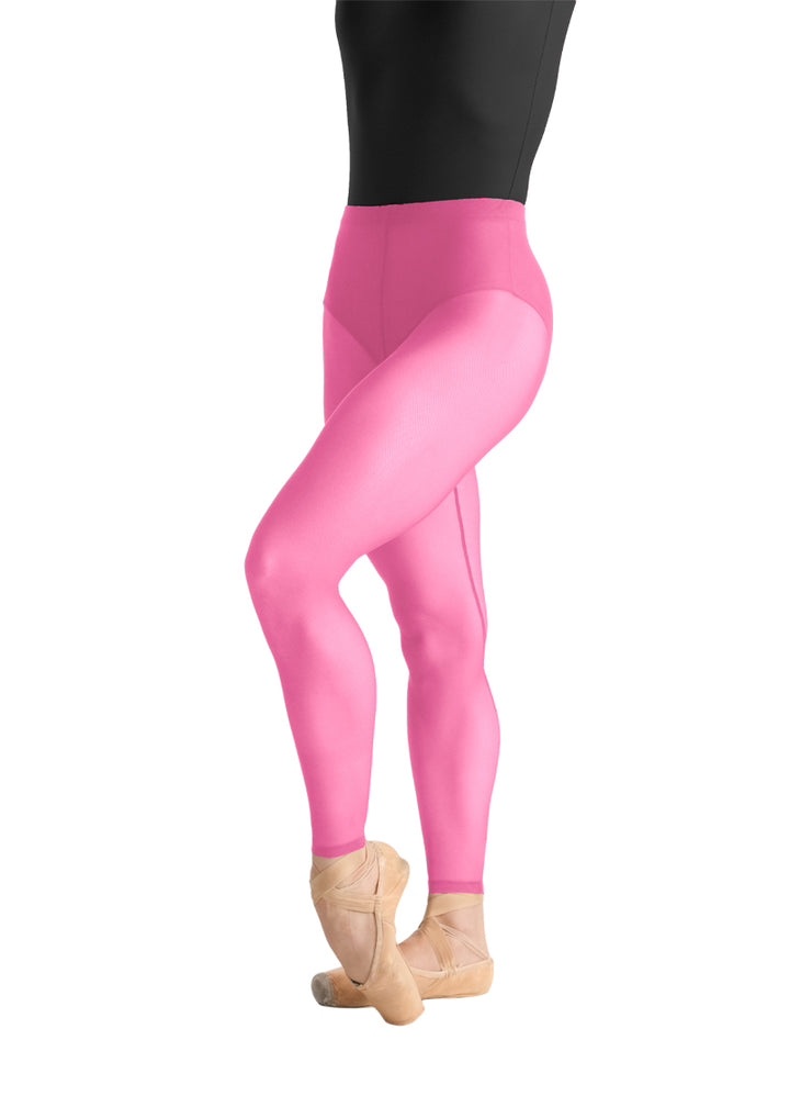 Ballet Rosa girls' Laetitia mesh leggings in pink.