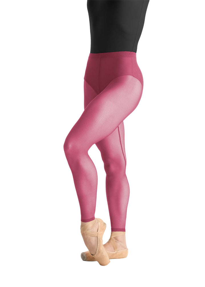 Ballet Rosa girls' Laetitia mesh leggings in pink.