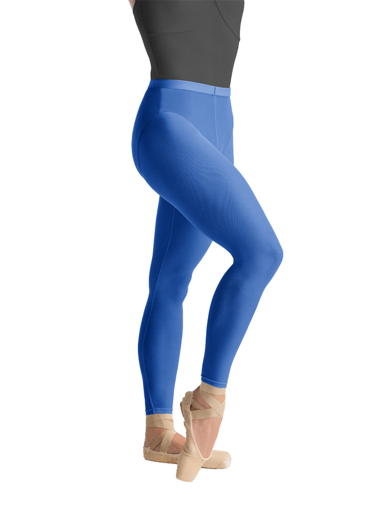 Ballet Rosa girls' Laetitia mesh leggings in royal blue.