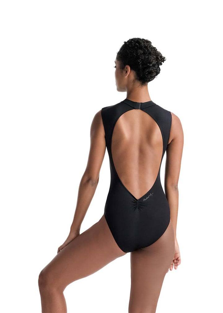 ON SALE Meredith Embroidered High Neck Leotard