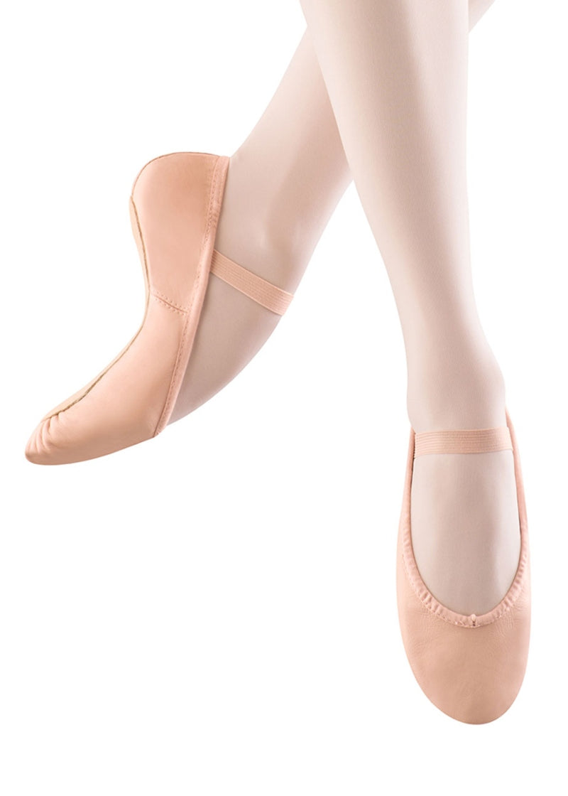 Dansoft Youth Full Sole Leather Ballet Shoes (Pink)