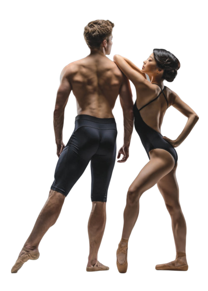 Ballet Rosa Adonis knee-length shorts in black