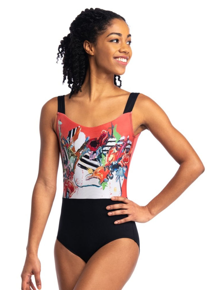 ON SALE Amelia Las Vidas Tank Leotard (Black)