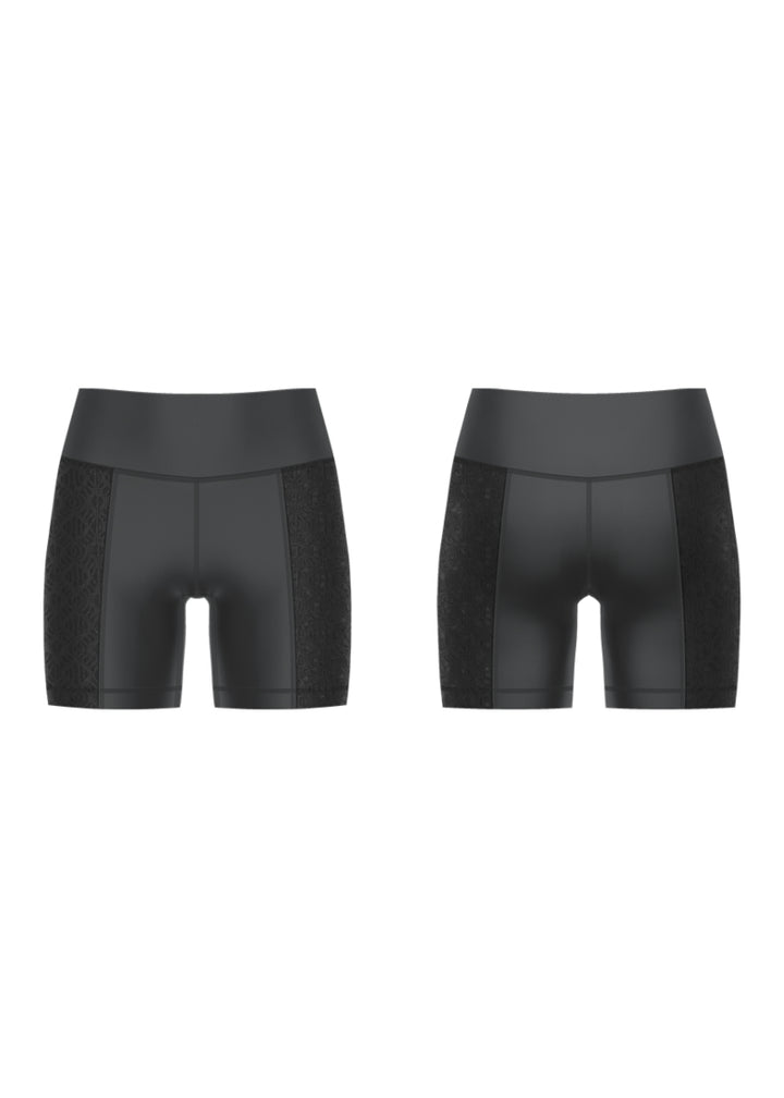 ON SALE Dentelle Lace Insert Shorts (Jet)