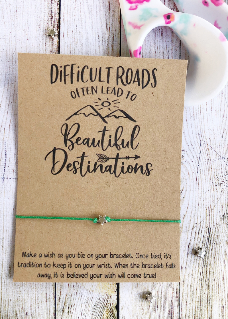 Difficult Roads... Wish Bracelet