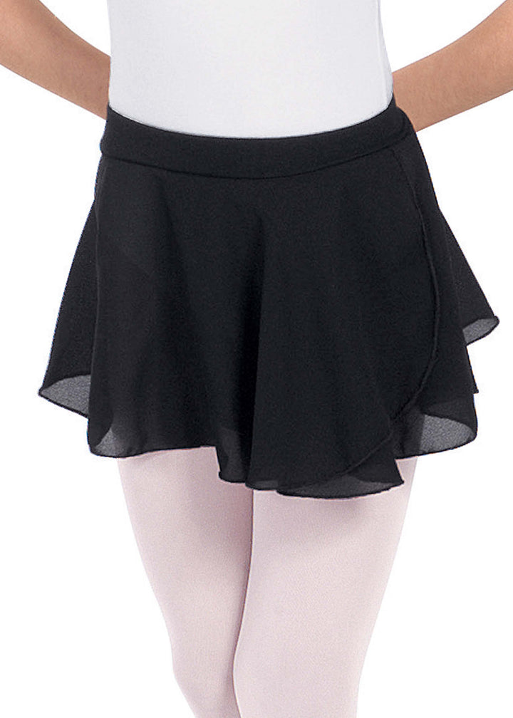 Eurotard Chiffon Mock Wrap Youth Pull-On Skirt