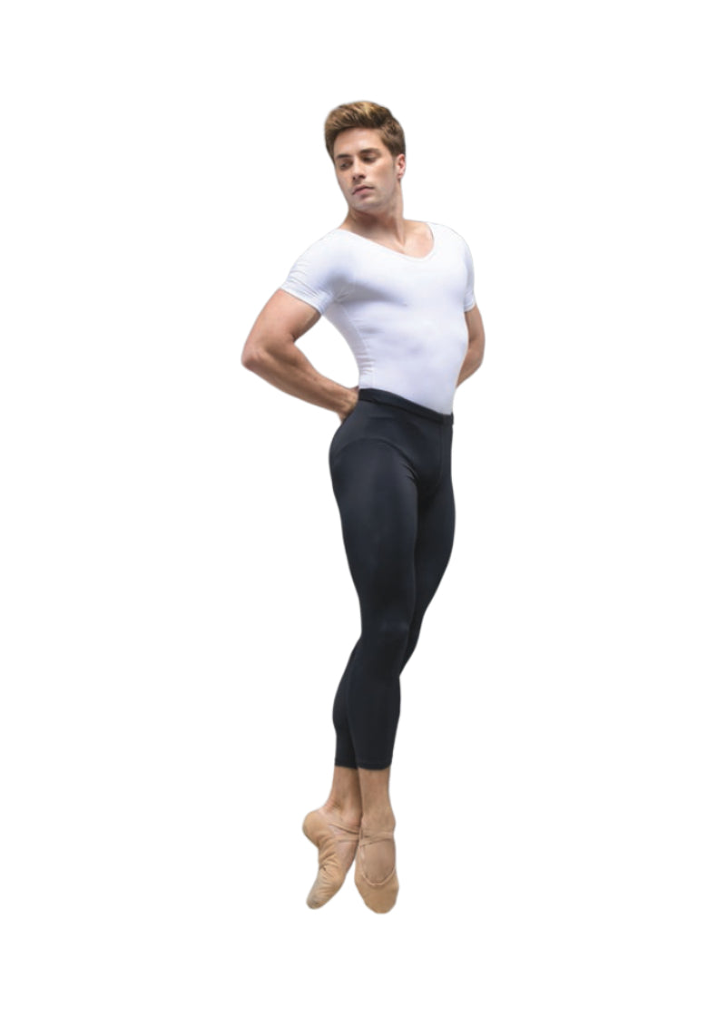 Ballet Rosa mens top with attached dance belt in white