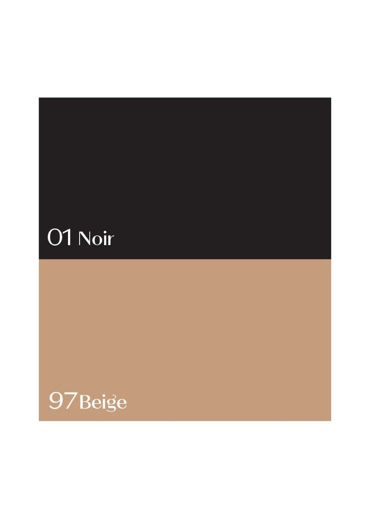 Ballet Rosa color swatches in black and beige