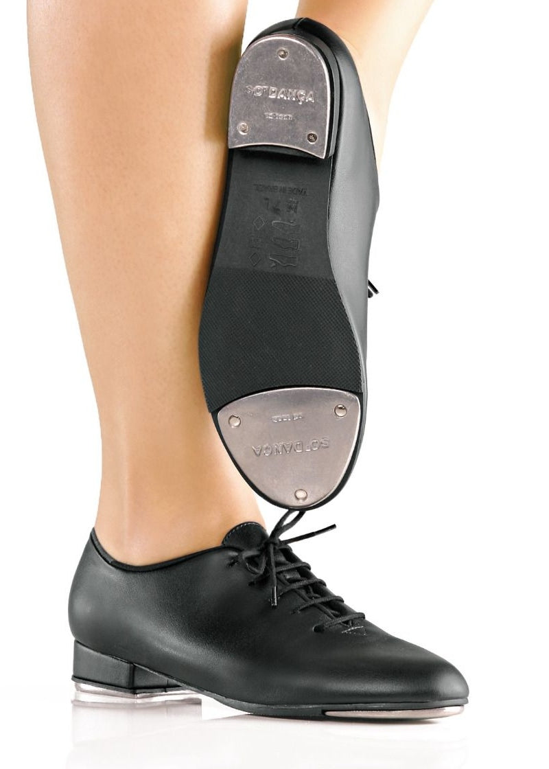 Torrin Vegan Oxford Tap Shoe (Black)