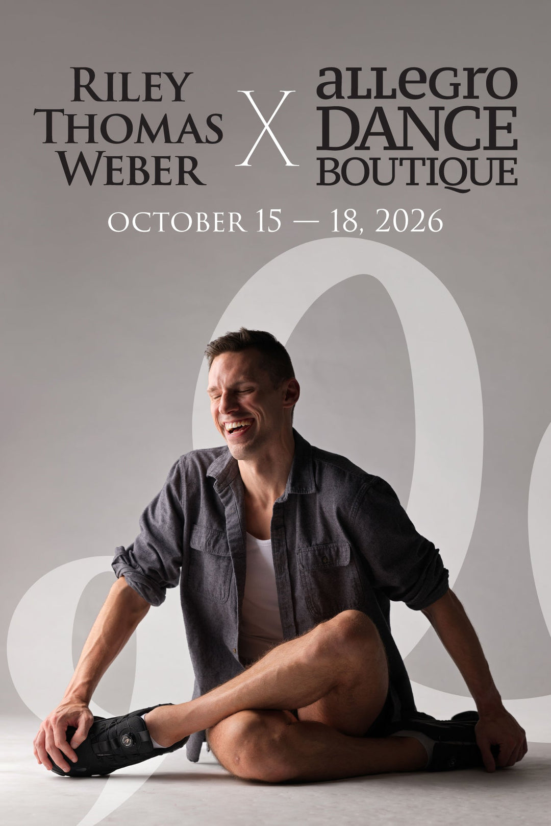 Allegro Dance Boutique x Riley Thomas Weber Pointe Shoe Fitting Event October 15th-18th 2026