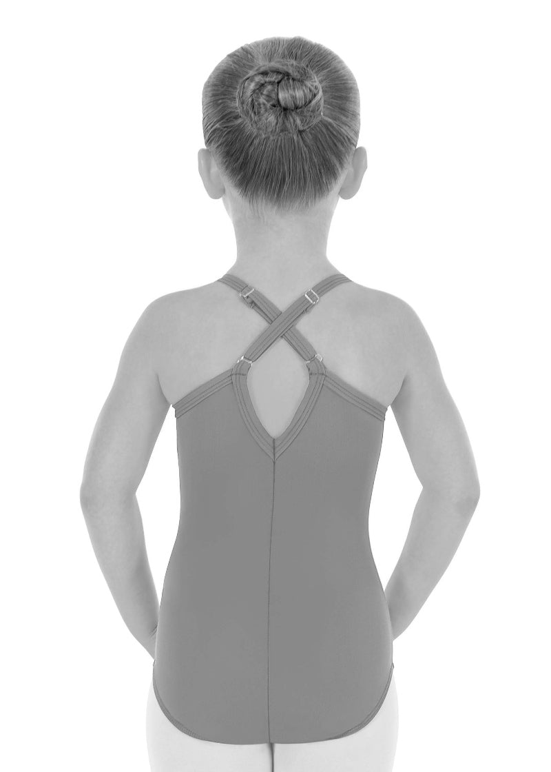 Eurotard Microfiber Youth Adjustable Strap Camisole Leotard (Pink)