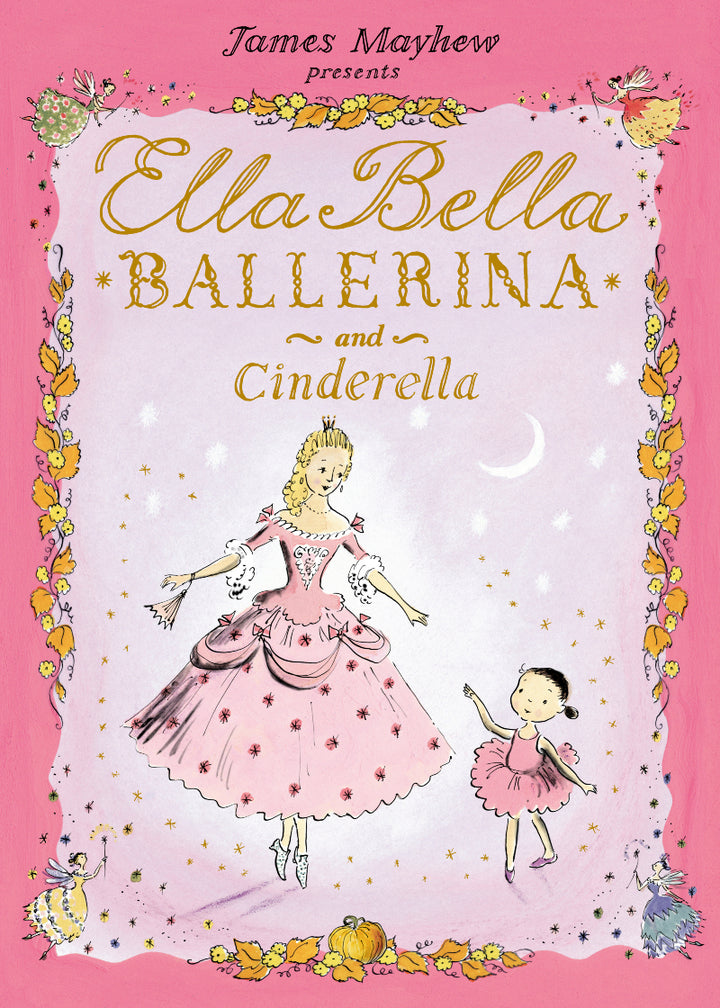 Cover of Ella Bella Ballerina and Cinderella book with two dancers.