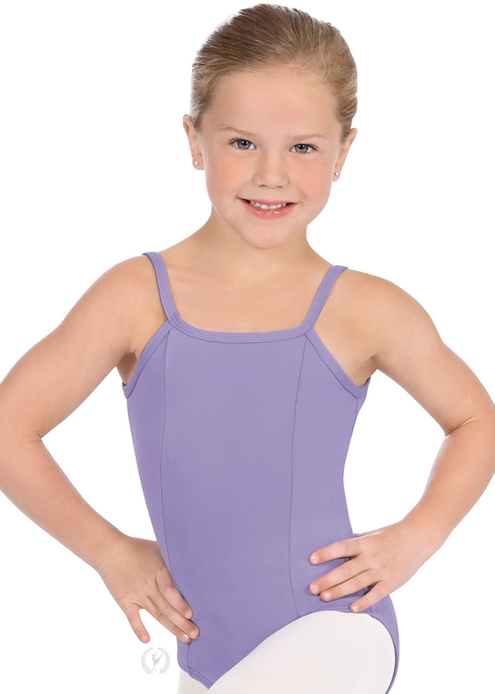 Eurotard Princess Seam Youth Adjustable Strap Camisole Leotard (Lilac)