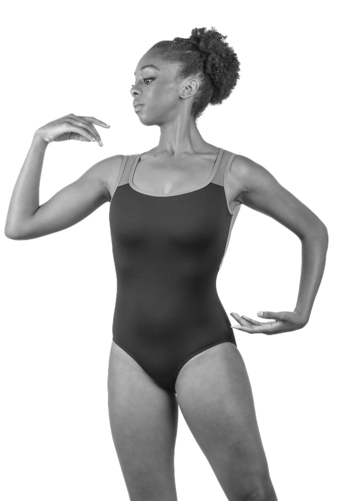 Jace Compression Open Back Tank Leotard (Nautilus)