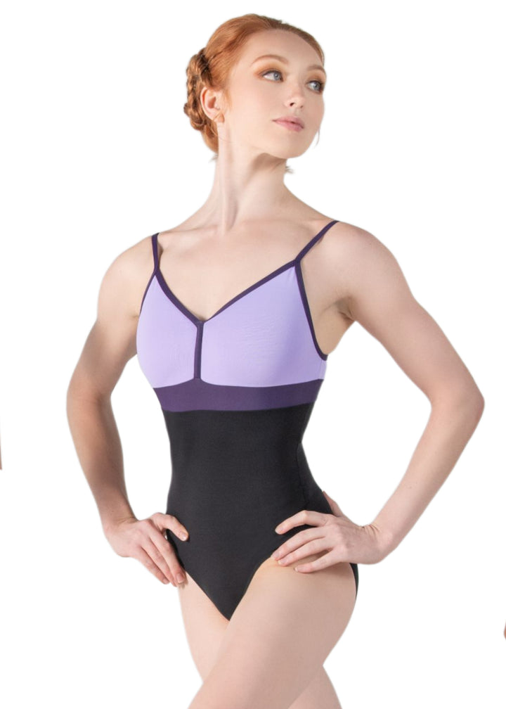 Akia Compression V-Neck Camisole Leotard (Lilacé)