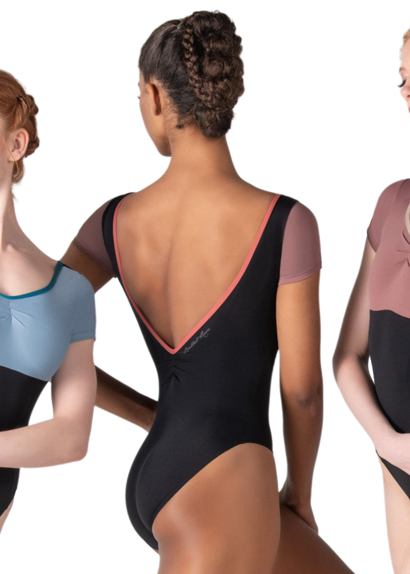 Feah Compression Short Sleeve Leotard (Terre)