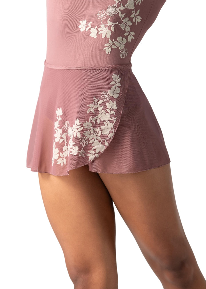 Léonie Wrap Skirt (Wild Rose/Ivory)
