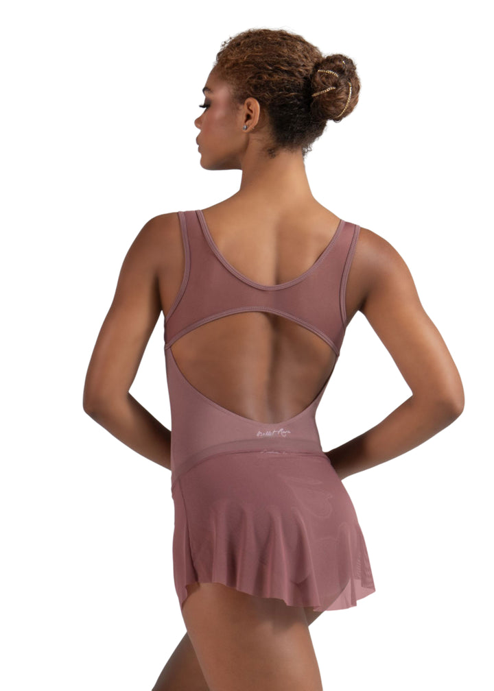 Skylar Mesh Pull-On Skirt (Wild Rose)