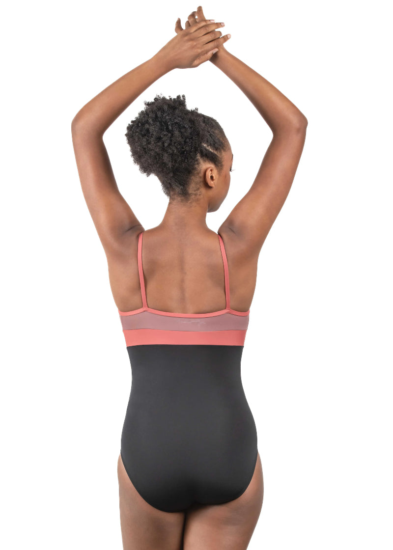 Akia Compression V-Neck Camisole Leotard (Terre)