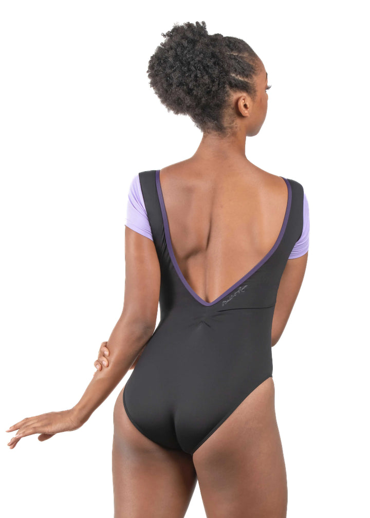 Feah Compression Short Sleeve Leotard (Lilacé)