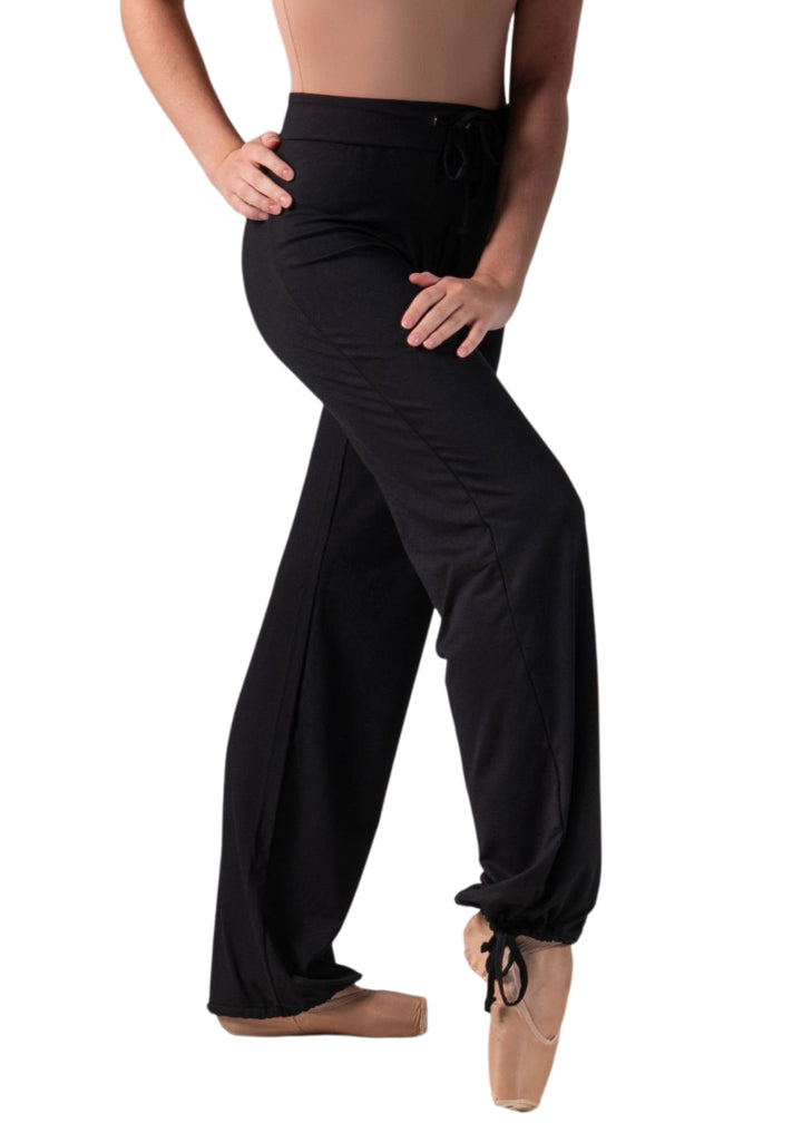 Ayana Bamboo Drawstring Pants (Noir)