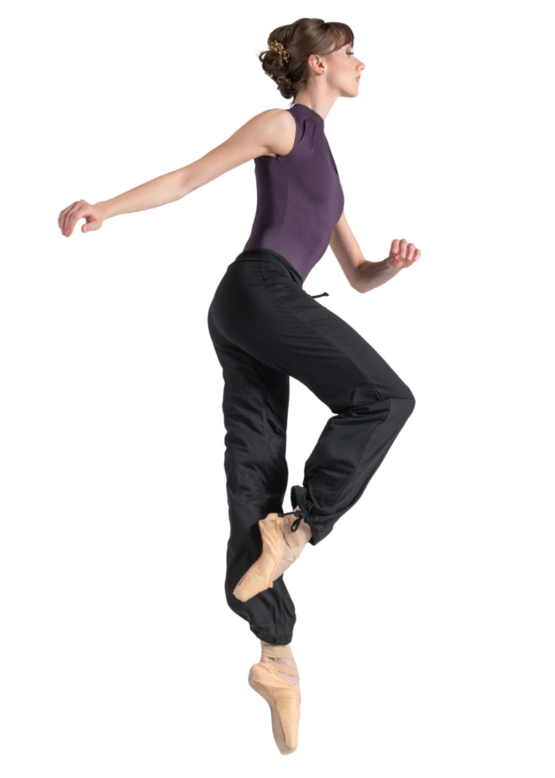 Ayana Bamboo Drawstring Pants (Noir)