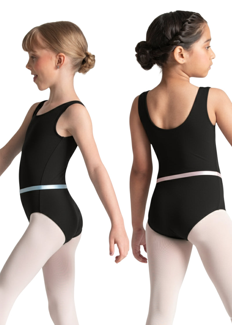 Maité Youth Tank Leotard (Noir)