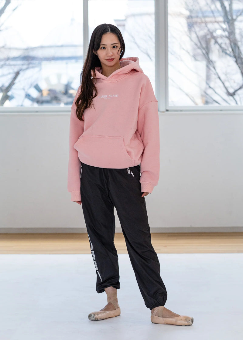 Barre Trash Oversized Hoodie (Ballerina Pink)