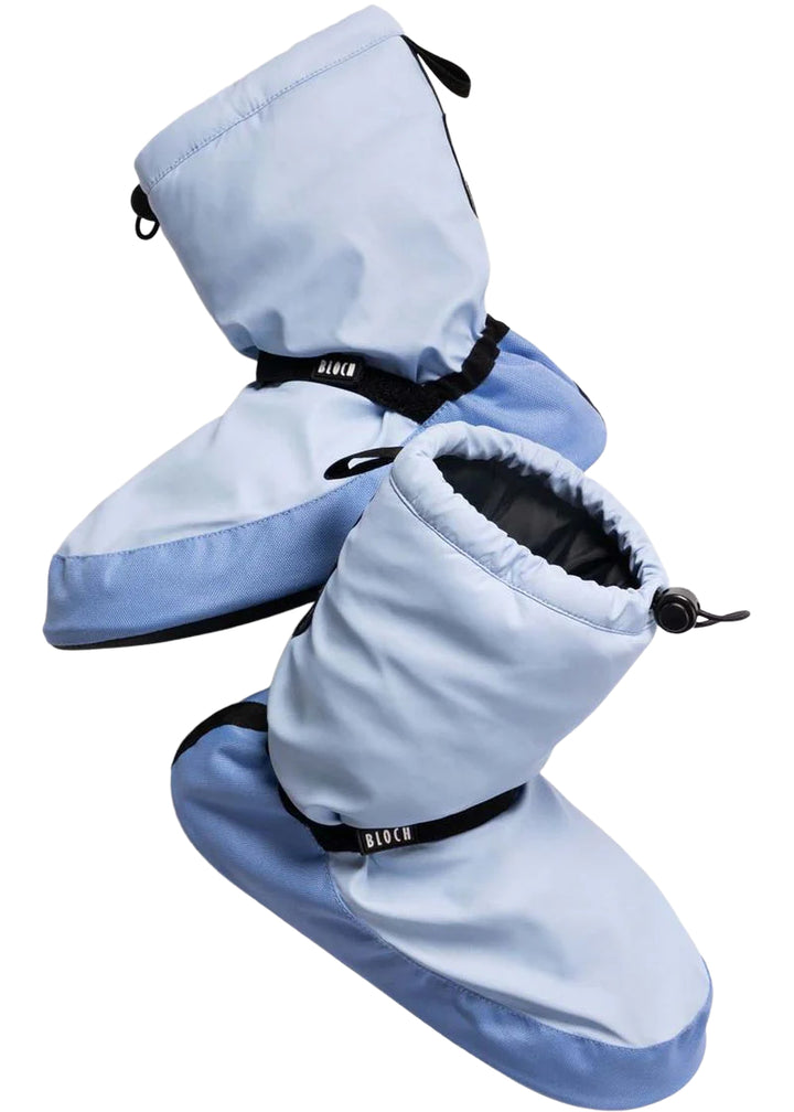 Bloch IM009BR-PTB Toggle Warm-Up Booties in Pastel Blue