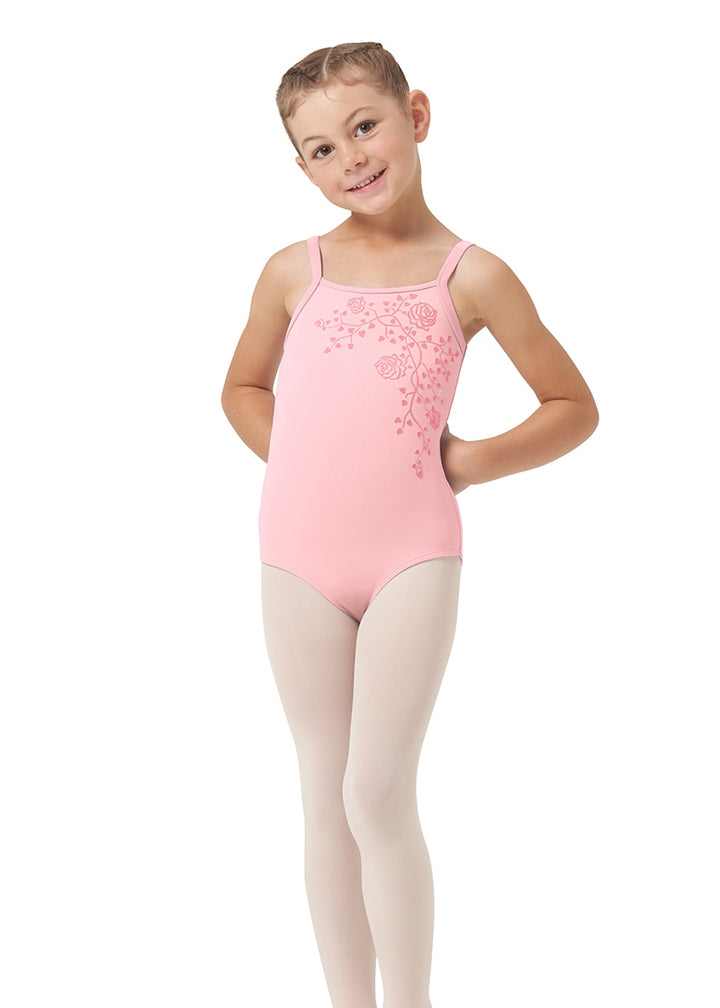 Rose Vine Maia Youth Camisole Leotard (Candy Pink)