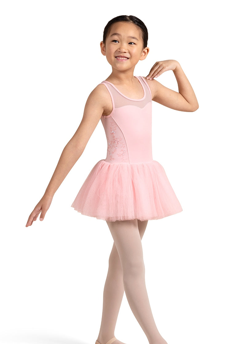 Petite Fleurs Youth Tank Dance Dress (Candy Pink)