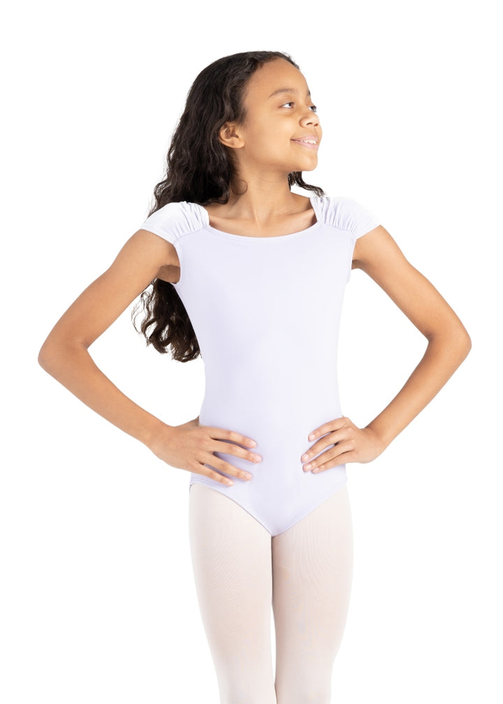 Elizabeth Youth Cap Sleeve Leotard (Lavender)