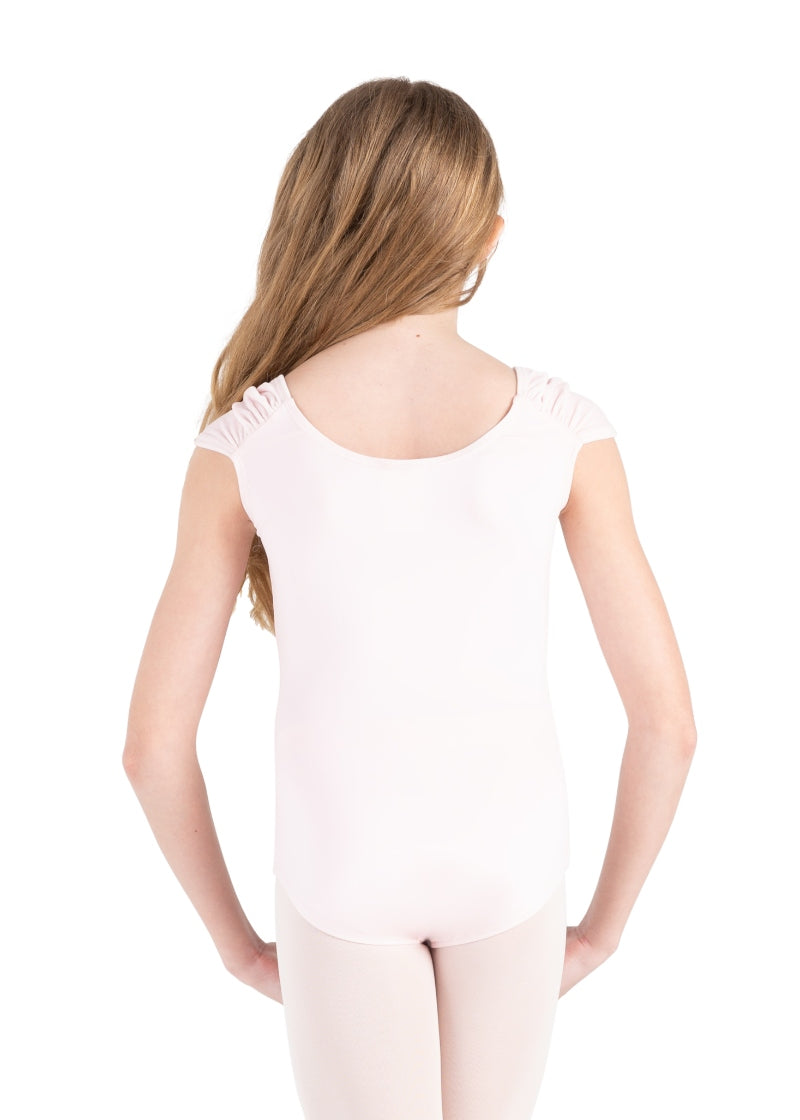 Elizabeth Youth Cap Sleeve Leotard (Pink)