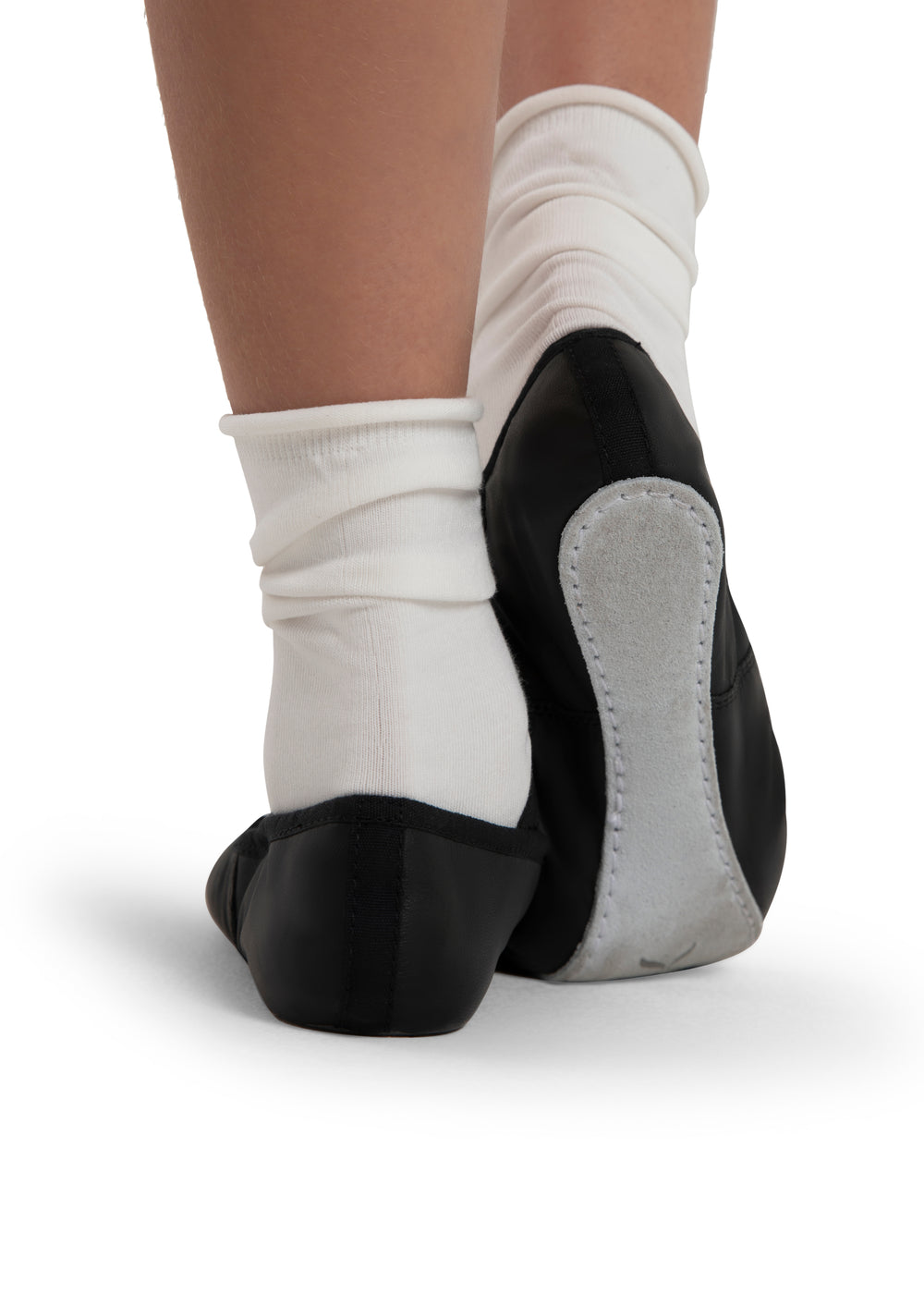 Capezio 205C-BLK Daisy Unisex Youth Full Sole Leather Ballet Shoe in Black