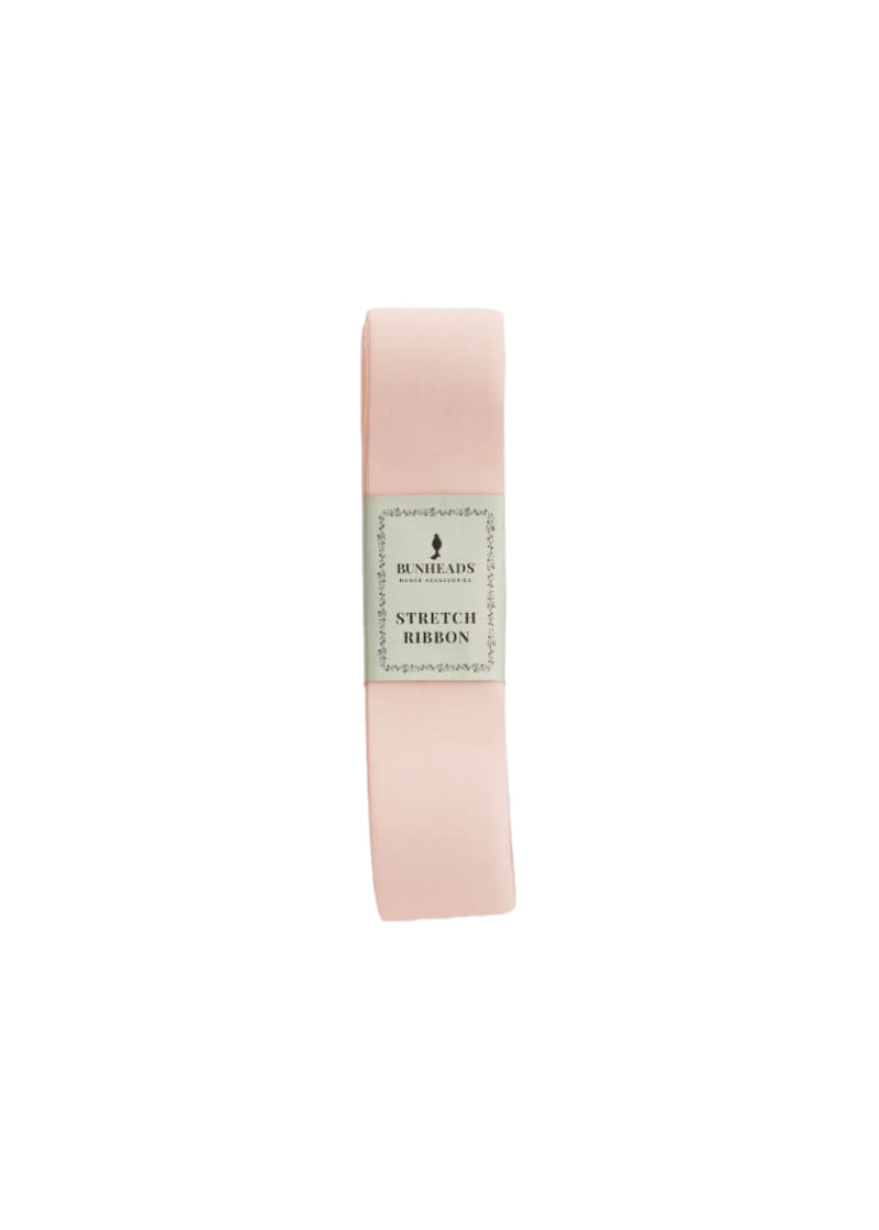 1 package of Capezio BH1516 Bunheads® Stretch Pointe Shoe Ribbon in Light Pink