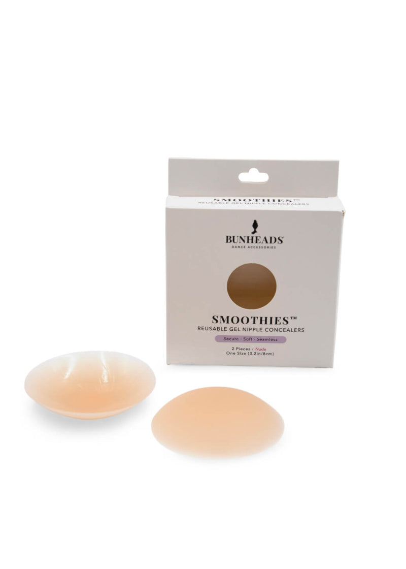 Capezio BH1700-NUD Bunheads Smoothies Resuable Silicone Nipple Concealers in Nude