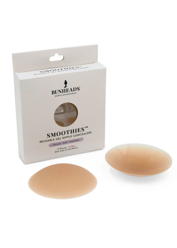 Capezio BH1700-TOF Bunheads Smoothies Resuable Silicone Nipple Concealers in Toffee