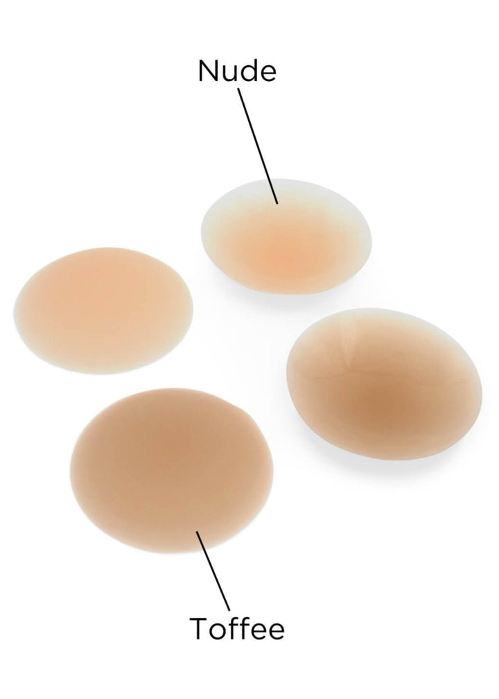 Capezio BH1700 Bunheads Smoothies Resuable Silicone Nipple Concealers in Nude and Toffee