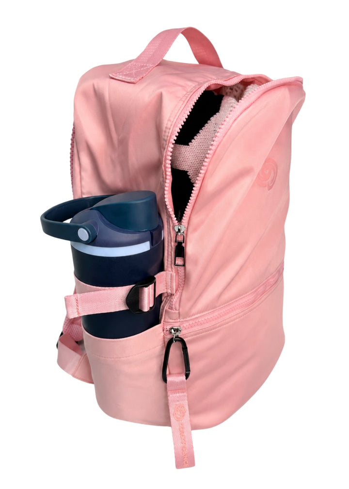 Covet Dance Bravo Backpack with multiple pockets and adjustable straps in Pink