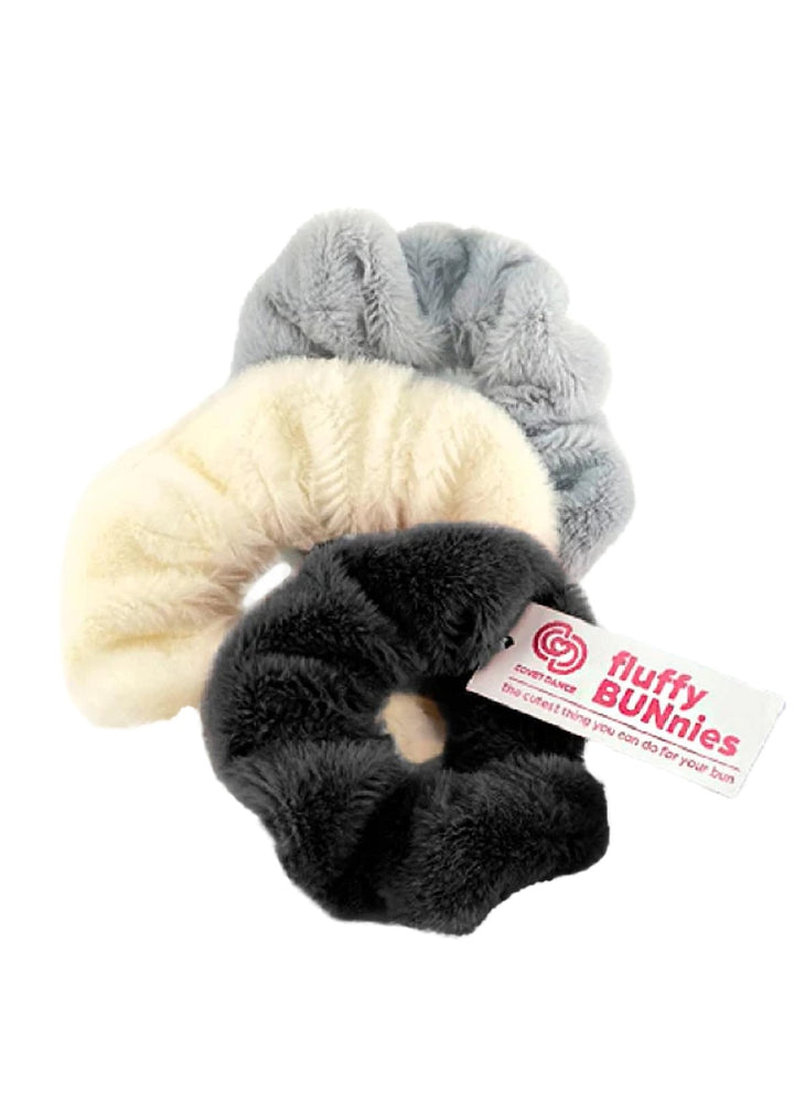 Fluffy BUNnies Scrunchies (3-Pk)